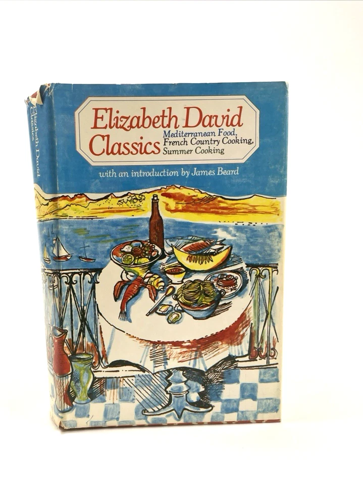 VTG Elizabeth David Classics...Mediterranean & French Food Cookbook HC/DJ Foto 1 de 4