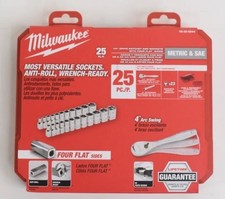 Milwaukee 48-22-9044 25pc 1/4 Drive Metric and SAE Set