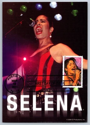 #4499 Selena FDC Maxi Card - Image 1 of 2