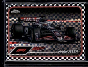 2024 Topps Chrome F1 - Kevin MAGNUSSEN Car #88 Checker Flag Refractors NM - Picture 1 of 2