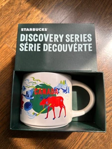 Starbucks Canada Mug Discovery Series (14oz) Coffee Cup Moose Hockey New in Box - Bild 1 von 9