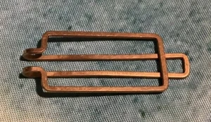 Vintage Krementz Copper Collar Clip Bar – Men’s Tie Accessory 1930s–50s - Picture 1 of 4