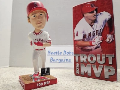 Mike Trout Los Angeles Angels MLB 2017 SGA Bobblehead 2016 MVP 2 Of 3 - Image 1 of 4