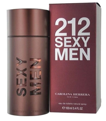 Carolina Herrera 212 Sexy Men 100ml Men EDT Woody Warm Spicy Amber Cardamom NEW