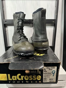 LaCrosse 10" Iceman grün wasserdicht Leder 29911-Winterbreaker Serie, Größe 9 - Bild 1 von 4