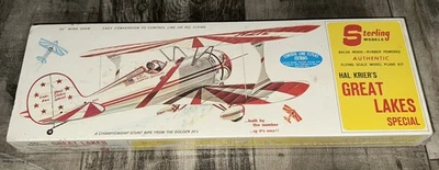 SEALED… Sterling Models Hal Kriers Great Lakes Special 24” Wing Plane Kit #A24 - Image 1 of 2
