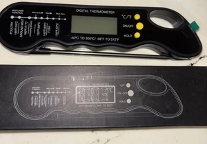 Lebensmittelthermometer: Präzision für Küche und Grill. Sofort lesen Komfort Del... - Bild 1 von 3