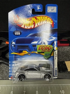 2002 Hot Wheels #38 First Editions NISSAN Z Silver w/Chrome Pr5 Sp Wheels JDM - Image 1 of 4