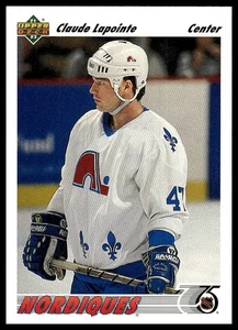 Claude Lapointe *TARJETA DE NOVATO* (RC) 1991-92 Upper Deck #488 - Imagen 1 de 2