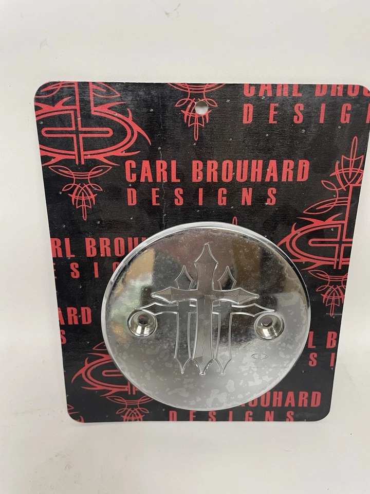 Cubierta de estator Carl Brouhard Designs serie Cross cromada Indian Scout Bobber Sixty Foto 1 de 2