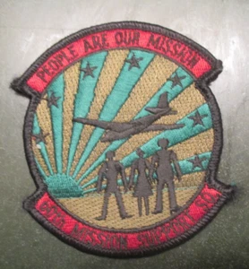 Parche de costura militar 60th Mission Support SQ - Imagen 1 de 2