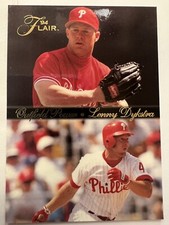 1994 Flair Outfield Power Lenny Dykstra #4 of 10 Phillies