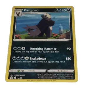 Juego de cartas coleccionables Pokemon McDonalds Match Battle 13/15 Pangoro 2022 jcc - Imagen 1 de 10