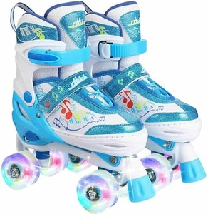 LED Rollschuhe Rollerskates Kinderrollschuhe Retro SkateJugend Erwachsene 27-38 - Bild 1 von 65