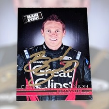 Brad Sweet WoO CHAMPION 2011 WHEELS MAIN EVENT #60 NASCAR GOLD autographed card