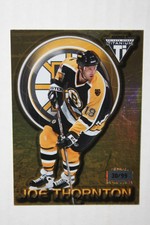 JOE THORNTON 00 / 01 PACIFIC PRIVATE STOCK TITANIUM NUMBERED 30/99 #7