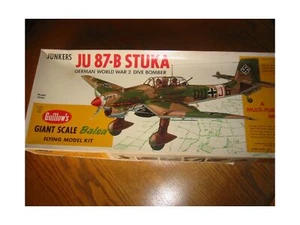 Guillow's JU 87-B Stuka Model Kit - Picture 1 of 3