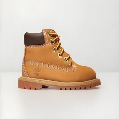 Timberland Talla 8 M/M Niño Pequeño Premium 6" Botas Impermeables 12809 Trigo Nubuck  Foto 1 de 4