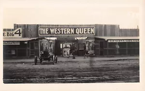 Vintage RPPC Army Camp Llano Grande Texas The Western Queen Movie Photo Postcard - Picture 1 of 2