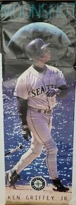 VINTAGE SPORTS POSTER ~ Ken Griffey Jr. Moonshot 1996 25x72" Costacos Brothers ~ - Picture 1 of 12