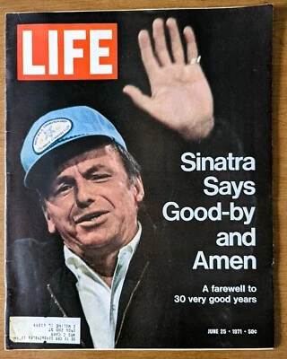 Life Magazine April 1971 Frank Sinatra Vietnam VTG Ads - Image 1 of 4