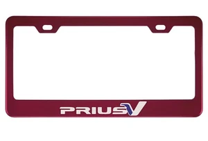 Red License Plate Frame for Toyota PriusV, Prius V - Picture 1 of 1