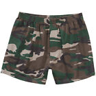 Brandit Boxershorts Men's Combat Soft Army Cotton Shorts Loose Fit Woodland Camo