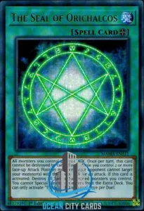 Yugioh MAMA-DE111 Das Siegel des Orichalcos Pharaoh's Rare 1. Auflage - Bild 1 von 2