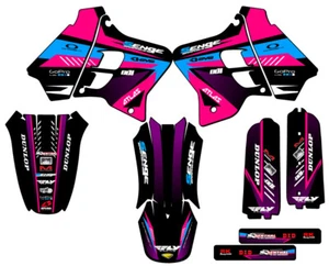 1993-1995 YZ 250 2-STROKE SURGE Pink Senge Graphics Kit Compatible with Yamaha - Picture 1 of 10