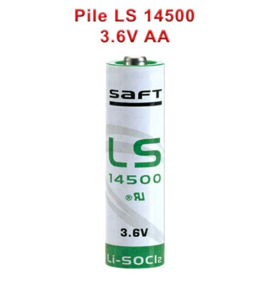 PILE LS 14500 SAFT LITHIUM AA 3.6V JETABLE LSA 2400 ER14500 ER14505 LS14500 SL76