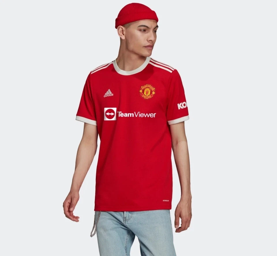 Manchester United Jersey 2021 2022 Home Size S Mens Soccer Shirt H31447 Adidas