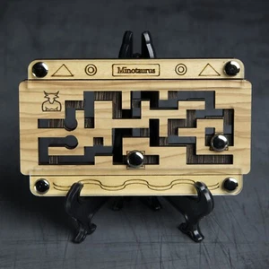 Minotaurus Mini Labyrinth Puzzle - Level 8 - Siebenstein Spiele - Bild 1 von 2
