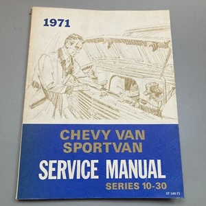 1971 Chevrolet Van 10-30 Series Sportvan Service Manual General Motors ST 140-71 - Picture 1 of 5