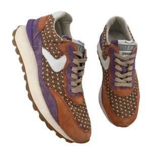 Voile Blanche Owark Low Top Woven Raffia Bunt Wildleder Schnür Sneaker 39 - Bild 1 von 12