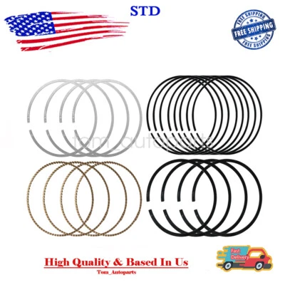 New Piston Ring Set STD Size Fits 08-15 Smart Fortwo 1.0L L3 DOHC Foto 1 de 4
