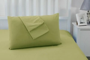 Sonia Moer Luxurious No-Iron Breathable Microfibre Pillowcase Set - Green