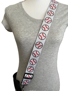 Baseball Purse Strap 46” for her Mom BFF Nana Grad Alumni Gift stocking stuffer - Picture 1 of 3