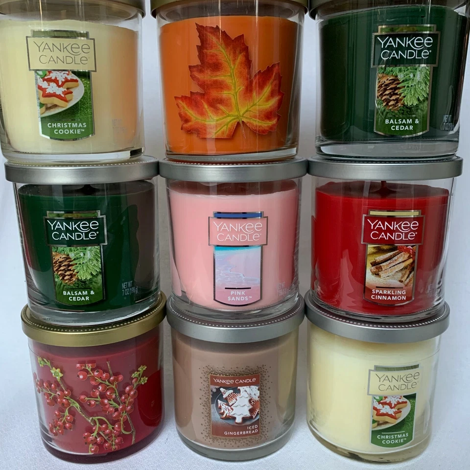 Yankee Candle vaso pequeño 7 oz velas 1 mecha mezcla de soja fragancia casera que elijas Foto 1 de 4