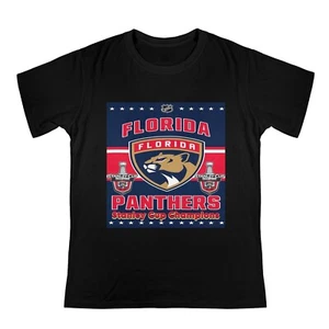 Weiches schweres Baumwoll T Shirt. Stanley Cup Champions 2025. Florida Panthers - Bild 1 von 12