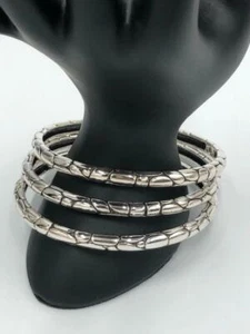 NUEVO CONJUNTO DE 3 pulseras brazalete de plata esterlina John Hardy Kali - ¡Precioso! - Imagen 1 de 5