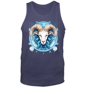Widder Sternzeichen Horoskop Astrologische Grafik Tank Top - Bild 1 von 8