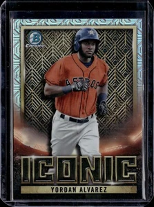 2023 Bowman Chrome Mega Box Bowman Iconic #BI4 Yordan Alvarez - Picture 1 of 2