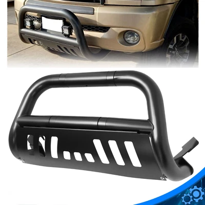 Bull Bar Bumper Grille Guard For Toyota Tundra 1999-2006 Sequoia 2001-2007 Black - Image 1 of 4