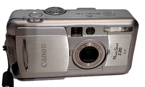 Canon PowerShot S30 3.2MP Digital Camera - Silver 3x Optical Zoom For Parts - Picture 1 of 11
