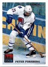 1994-95 Topps Premier Special Effects Peter Forsberg Quebec Nordiques #425