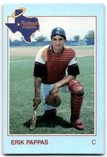 1988 Grand Slam Baseball Card Erik Pappas b Midland Angels #14