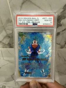 Series 7 Pre-Release PSA 10 SSB Vegito Energy Eruption Assault Saiyans BT7-025 C - Picture 1 of 2
