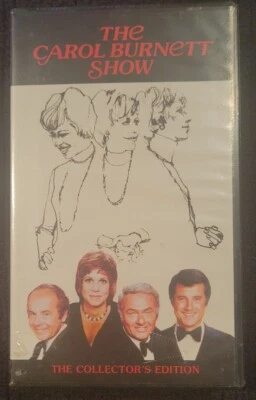 New Sealed-The Carol Burnett Show VHS Collector's Edition Jackson 5, Dinah Shore Foto 1 de 3