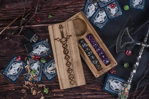 Dice vault DD box Dice box Dungeons Dragons/Hero box dice vault/Tabletop Games - Picture 1 of 7