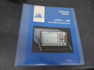 JUEGO DE PRUEBA CELULAR MULTIMODO IFR μCELL-100 MANUAL DE OPERACIÓN - Imagen 1 de 3